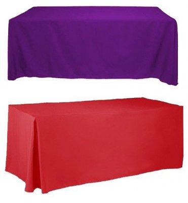 Blank 8ft Table Covers