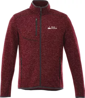 Men's TREMBLANT Sweater Knit Full Zip Jacket with Thumb Holes
