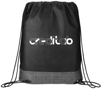 Crossweave Heat Sealed Drawstring Bag