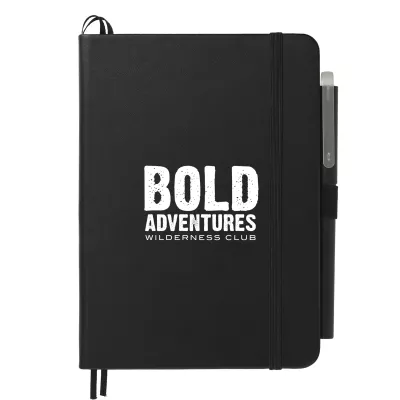 5'' x 7'' Bulleting Bound Notebook w Pen