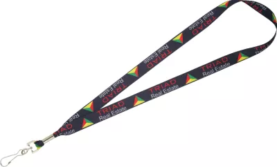 Full Color 3/4'' Lanyard w/ Hook
