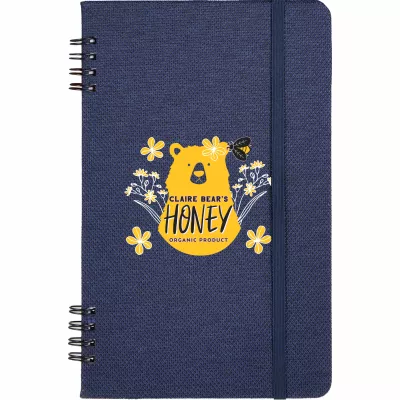 5'' x 7'' Vila Recycled Spiral Notebook