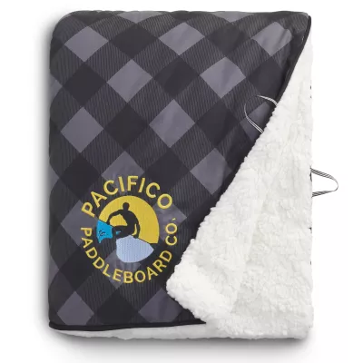 High Sierra Roll-Up Puffy Sherpa Blanket