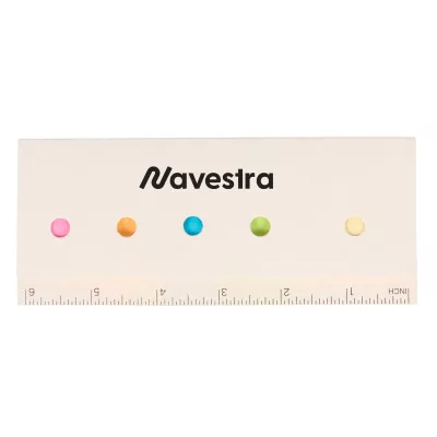 Recycled Milk Carton Sticky Notes & Ruler Pad