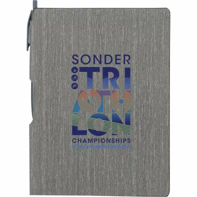 6'' x 8.5'' FSC® Mix Bari Notebook with Pen