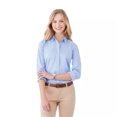 Women's IRVINE Oxford Long Sleeve Button Up Shirt