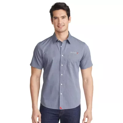 Men's UNTUCKit Petrus Wrinkle-Free Short Sleeve Button Up Shirt