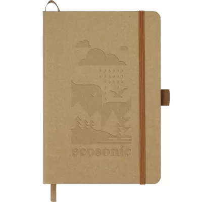 5.5'' x 8.5'' Washable Kraft Stone Bound Journal