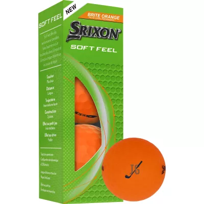 Srixon Soft Feel BRITE Golf Balls - 3 Pack