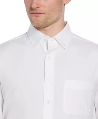 Perry Ellis Men's Heathered Woven Shirt