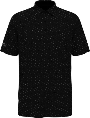 Callaway® Men's Micro Chev Print Polo Shirt