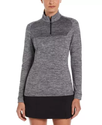 Perry Ellis Ladies' 1/4 Zip Pullover Sweater