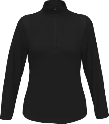 Callaway® Ladies' Diamond Quilted Fleece 1/4 Zip Jacket