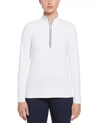 Original Penguin® Ladies Lightweight Veronica 1/4 Zip Pullover
