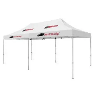 Deluxe 10' x 20' Tent (Full-Color Thermal Imprint, 4 Locations)