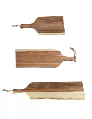 Set of 3 Artisan Serving Planks (18", 24", 30")