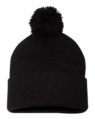 Sportsman™ 12" Pom-Pom Cuffed Beanie