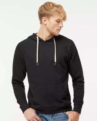 Independent Trading Co® Unisex Icon Lightweight Loopback Terry Hooded Sweatshirt