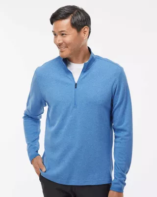 Adidas® Men's 3-Stripes Quarter-Zip Sweater Pullover Shirt
