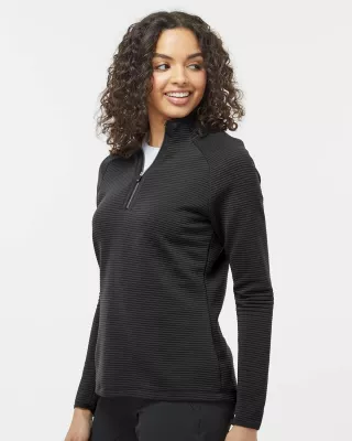 Adidas® Women's Spacer Quarter-Zip Pullover Shirt