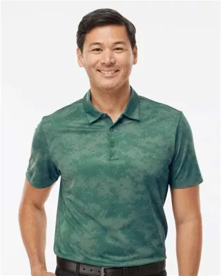 Adidas® Men's All Over Camouflage Print Polo Shirt