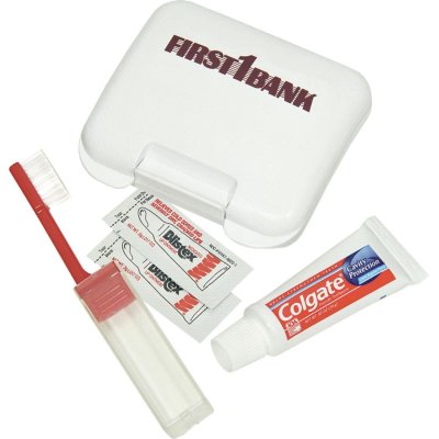 Dental Kit in a Plastic Pocket Tote