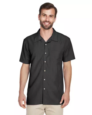 Harriton Men's Barbados Textured Camp Shirt