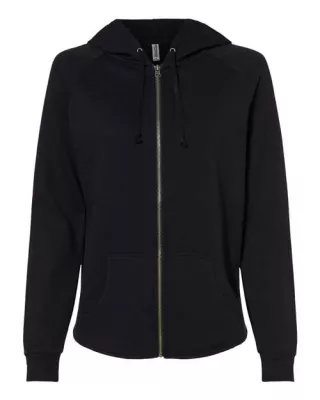 Independent Trading Co.® Women's California Wave Wash Full-Zip Hooded Sweatshirt