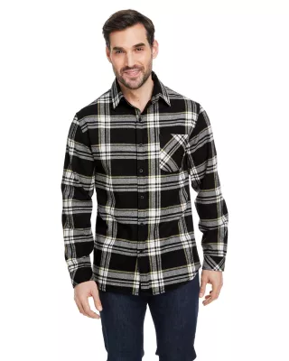 Burnside Woven Plaid Flannel With Biased Pocket