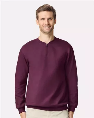Gildan® Softstyle® Midweight ¼ Zip Sweatshirt