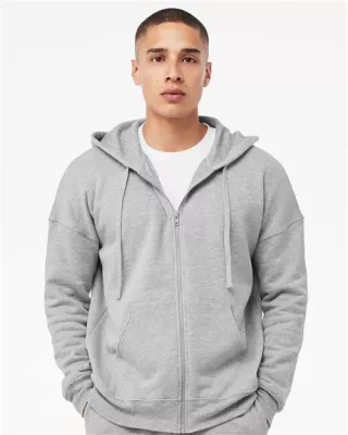 Bella+Canvas® Unisex Sponge Fleece DTM Full-Zip Hoodie
