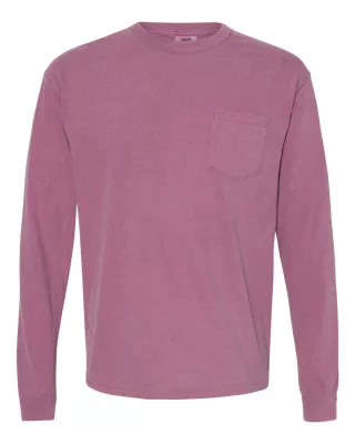 Comfort Colors® Unisex Garment-Dyed Heavyweight Long Sleeve Pocket T-Shirt