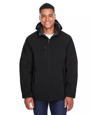 NORTH END® Men's Glacier Insulated Three-Layer Fleece Bonded Soft Shell Jacket w/Detachable Hood