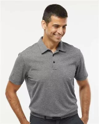 Adidas® Men's Heathered Polo Shirt