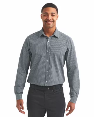 ARTISAN COLLECTION BY REPRIME Men's Microcheck Gingham Long-Sleeve Cotton Shirt