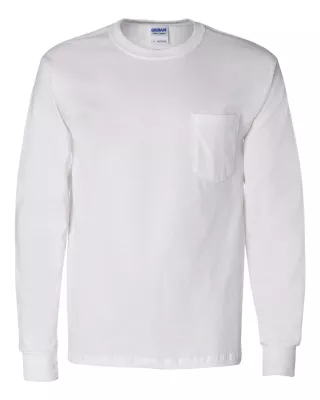 Gildan® Unisex Ultra Cotton® Long Sleeve Pocket T-Shirt