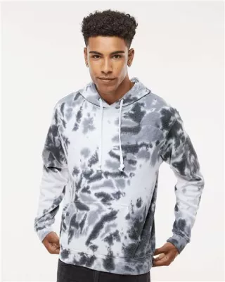 J. America® Men's Tie-Dyed Fleece Hooded Sweatshirt