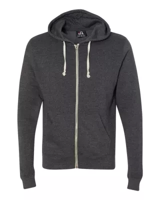 J. America® Men's Triblend Full-Zip Hooded Sweatshirt