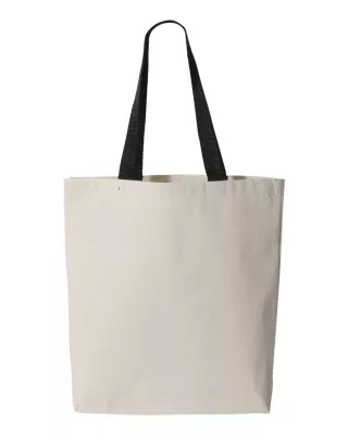 Q-Tees™ 11L Canvas Tote w/Contrast Color Handles