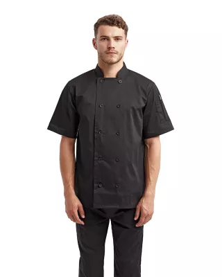 Artisan Collection by Reprime® Unisex Short-Sleeve Recycled Chef's Coat