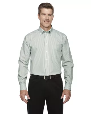 Devon and Jones® Men's Crown Collection® Banker Stripe Woven Long Sleeve Dress Shirt