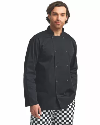Artisan Collection by Reprime® Unisex Studded Front Long-Sleeve Chef's Jacket