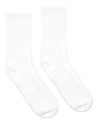 SOCCO USA-Made Solid Crew Socks