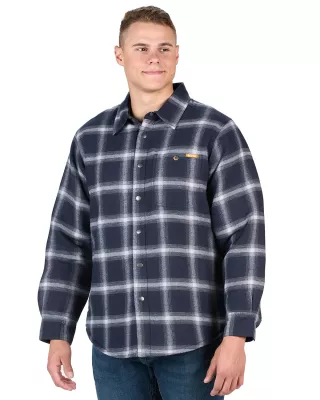 Berne Apparel Men's Heartland Sherpa-Lined Flannel Shirt Jacket