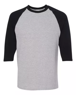 Gildan® Unisex Heavy Cotton™ Raglan Three-Quarter Sleeve T-Shirt