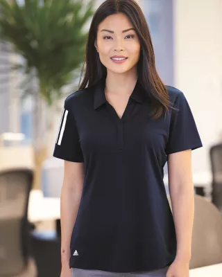 Adidas® Women's Floating 3-Stripes Polo