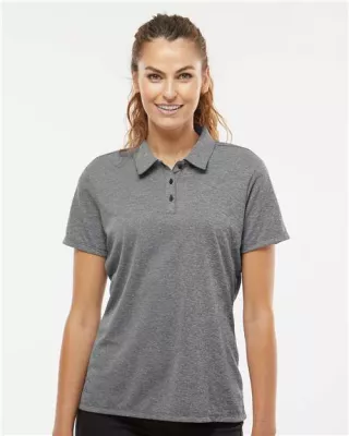 Adidas® Women's Heathered Polo Shirt