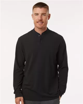Adidas® Henley Long Sleeve Tee