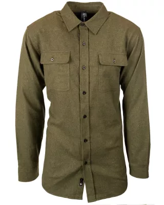 Burnside Men's Solid Flannel Shirt