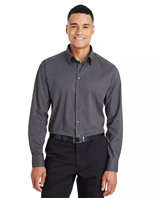 Devon and Jones® Men's CrownLux Performance® Tonal Mini Check Woven Dress Shirt